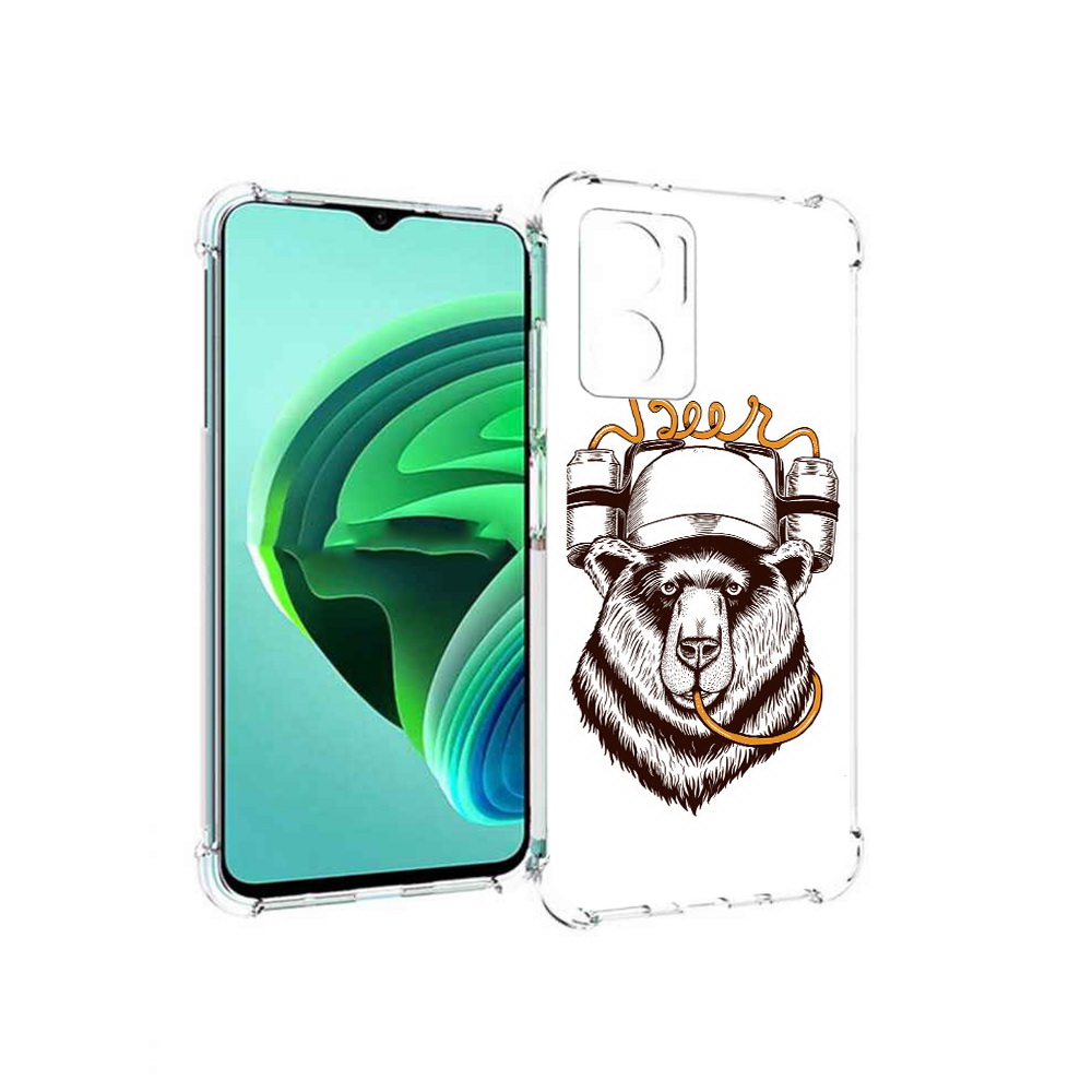 

Чехол MyPads пивной медведь для Xiaomi Redmi Note 11E 5G/Redmi 11 Prime 5G/Redmi 10 5G, Прозрачный, Tocco