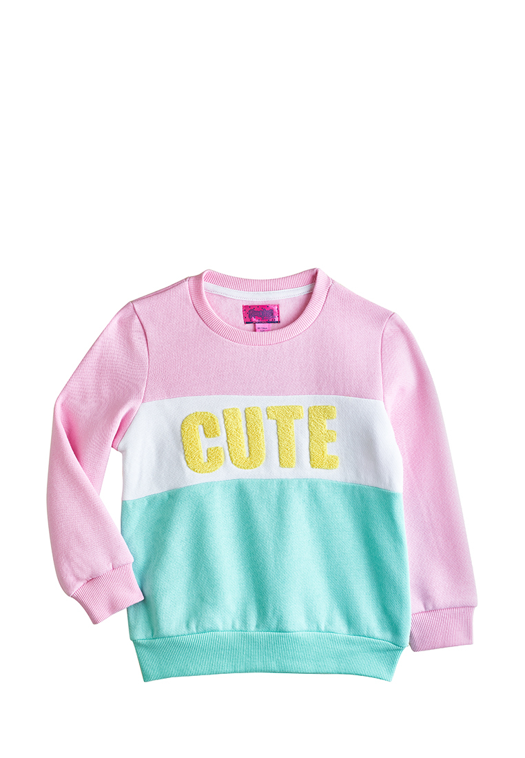 

Свитшот детский Max&jessi SS22C26900413 розовый/белый/бирюзовый р.122, Разноцветный, SS22C26900413