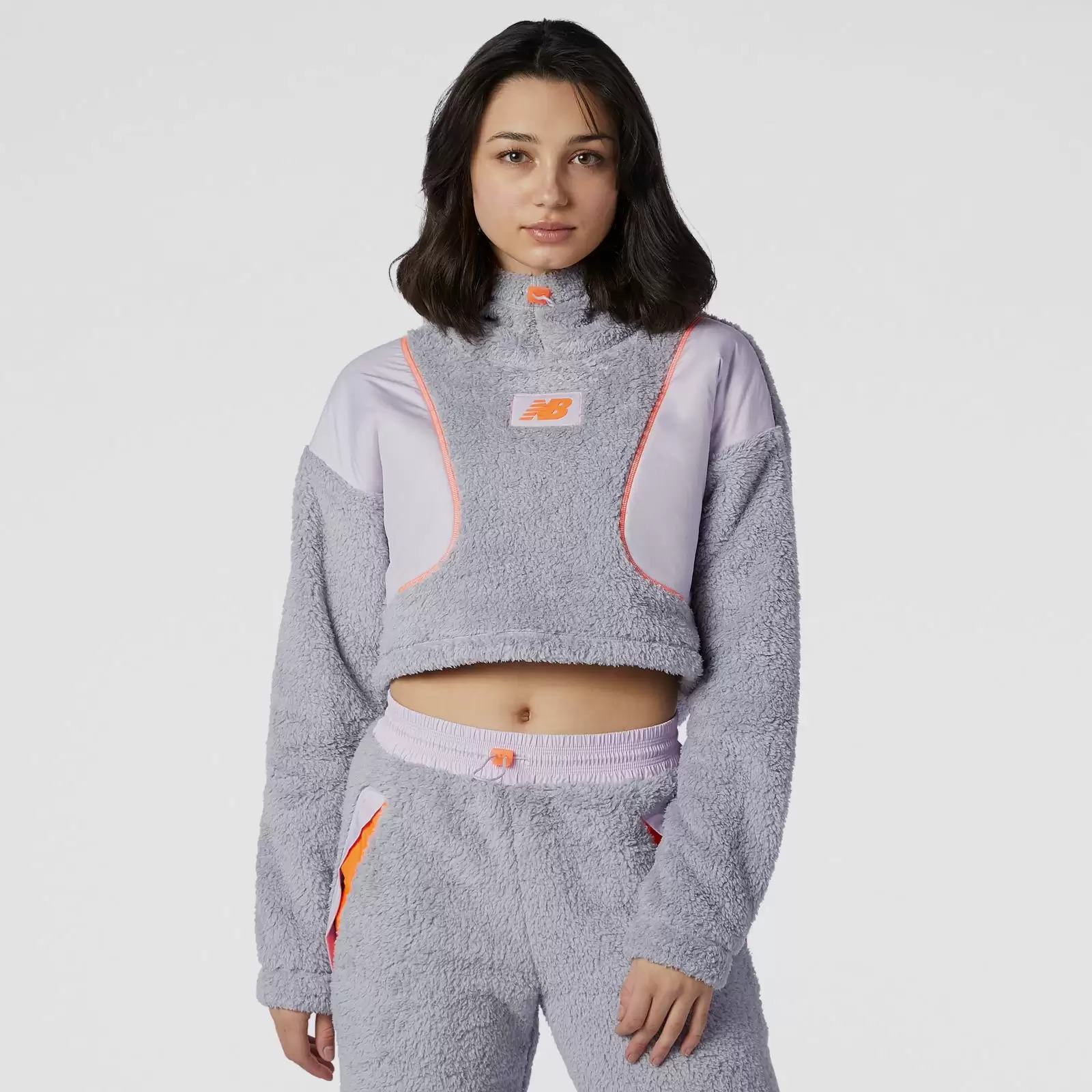 

Толстовка женская New Balance Achiever Elemental Plush Layer Hoody серая XS, Achiever Elemental Plush Layer Hoody