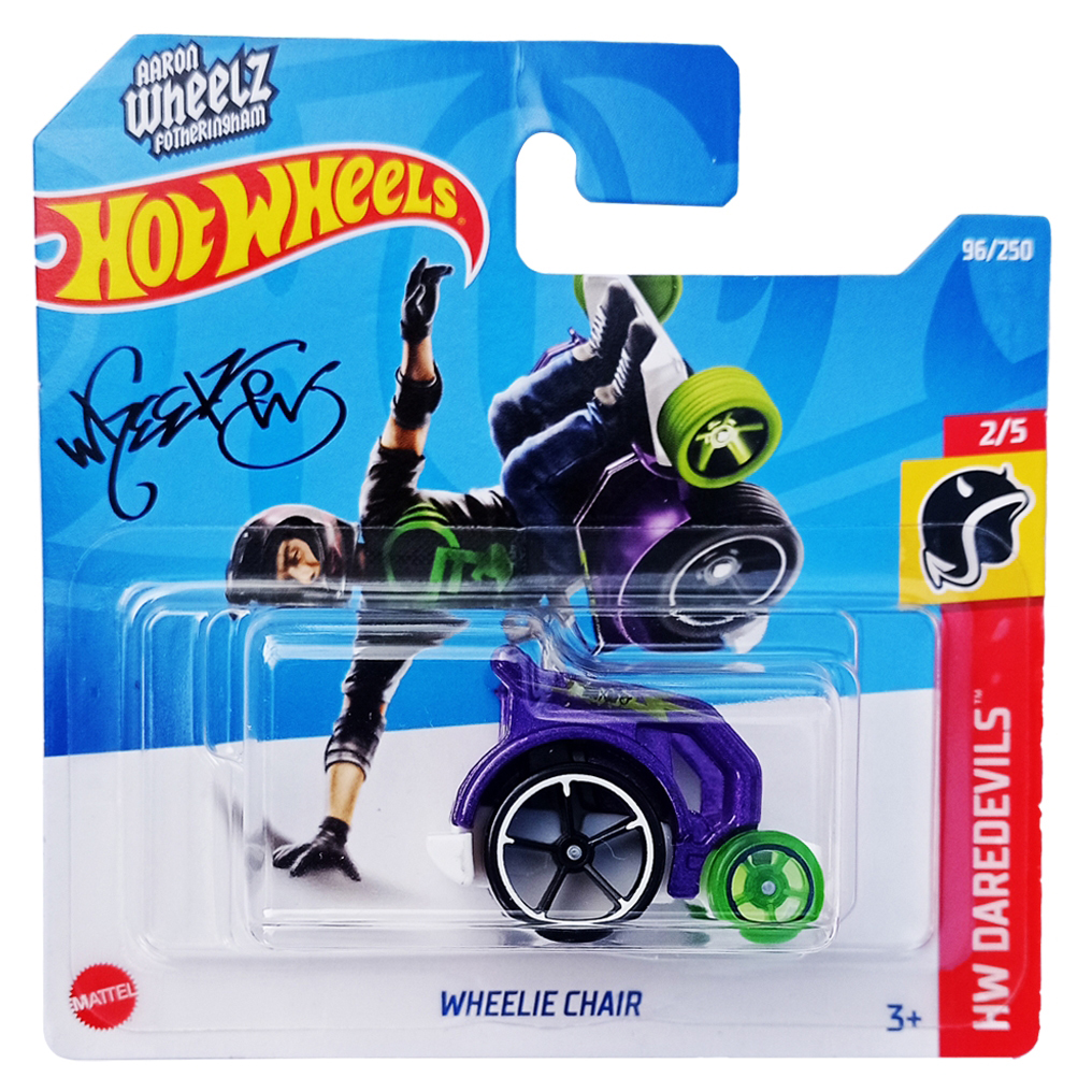 

Базовая машинка Hot Wheels WHEELIE CHAIR, фиолетовая 5785/HCX08, Фиолетовый