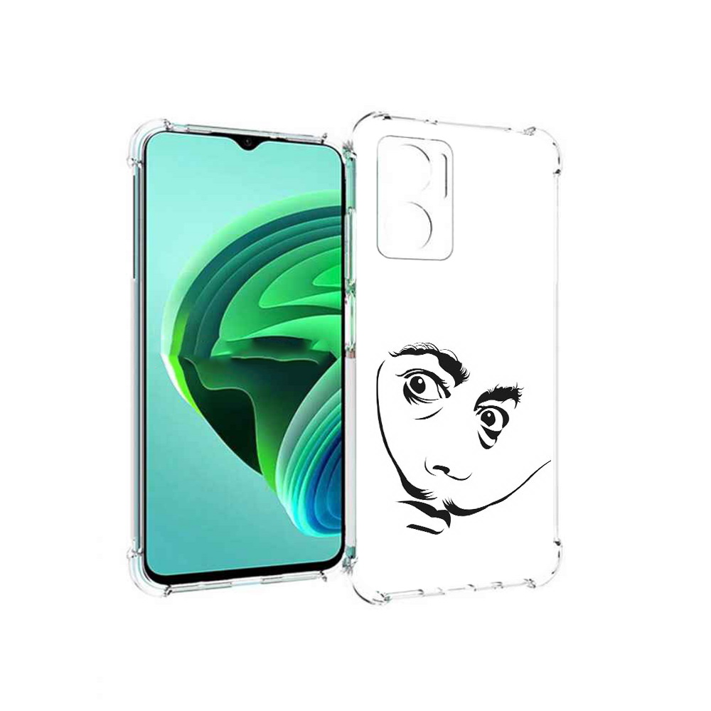 

Чехол MyPads мужчина с длинными усами для Xiaomi Redmi Note 11E 5G, Прозрачный, Tocco