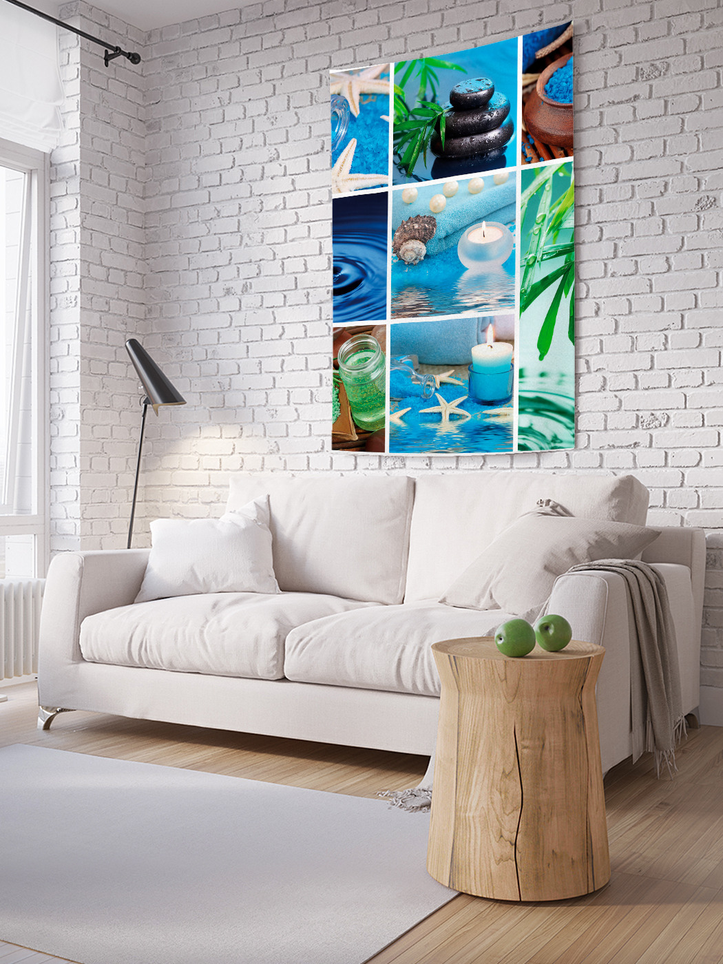 

Вертикальное фотопанно на стену JoyArty Массажный рай 100x150 см, Массажный рай