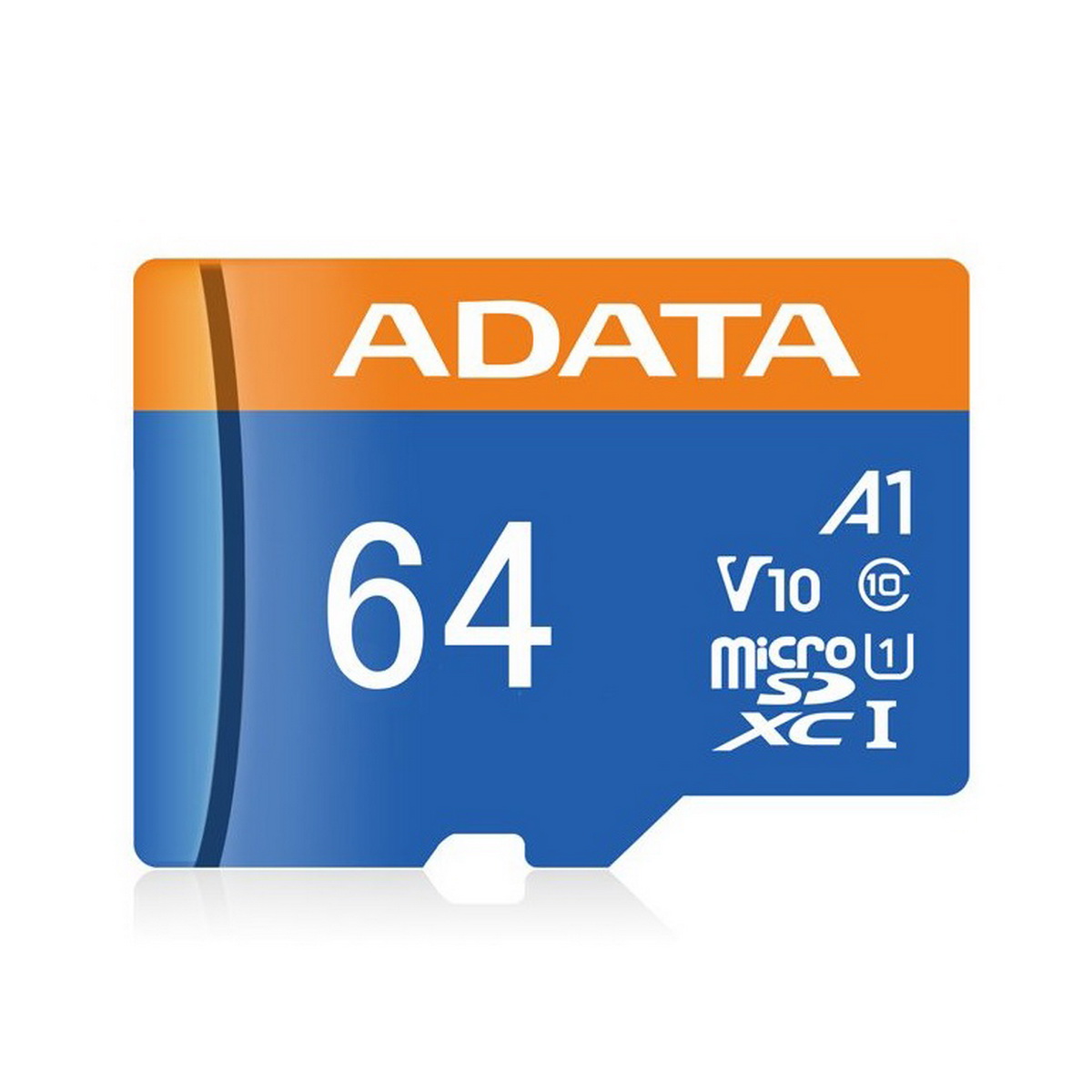 Карта памяти ADATA Micro SDXC 64Гб AUSDX64GUICL10A1-B 677₽