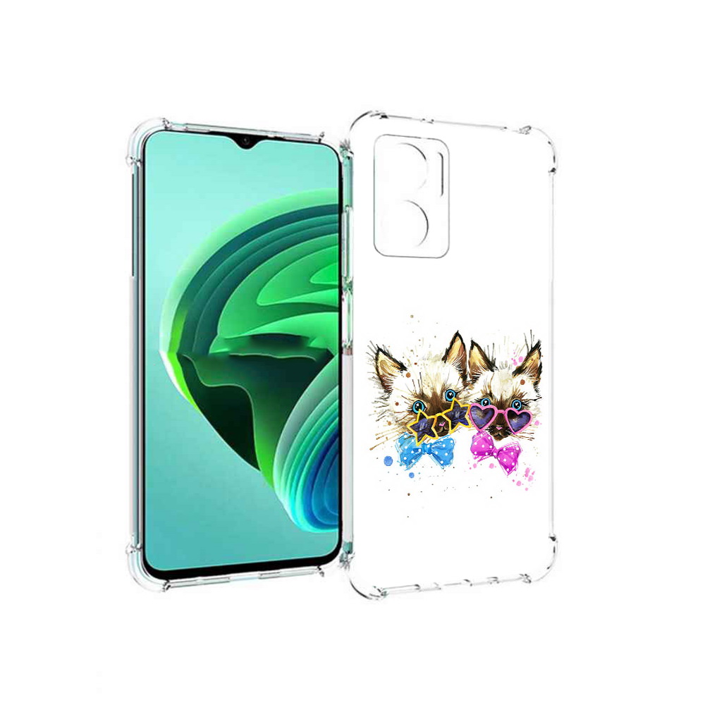 Чехол MyPads милые котята для Xiaomi Redmi Note 11E 5G/Redmi 11 Prime 5G/Redmi 10 5G
