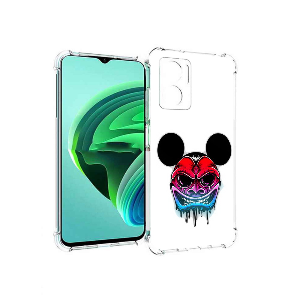 Чехол MyPads микки в маске для Xiaomi Redmi Note 11E 5G/Redmi 11 Prime 5G/Redmi 10 5G