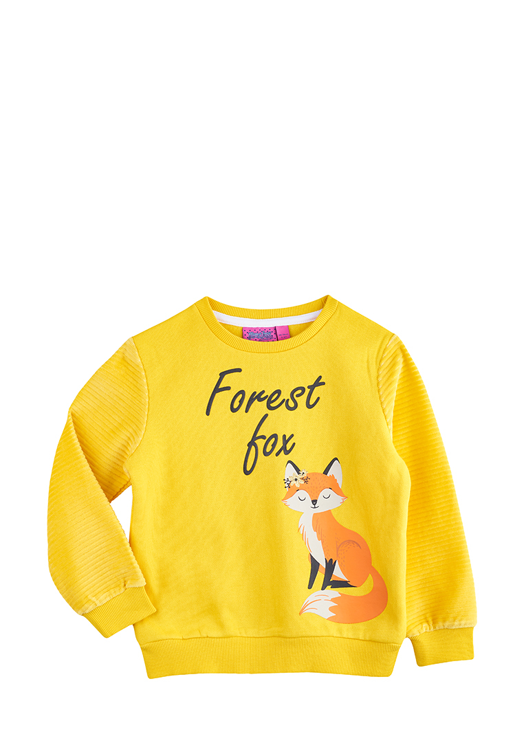 

Свитшот детский Max&jessi AW21C26803815 желтый р.110, AW21C26803815
