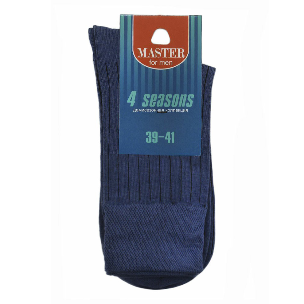 Носки мужские синие 27 Master Socks. Цвет: синий