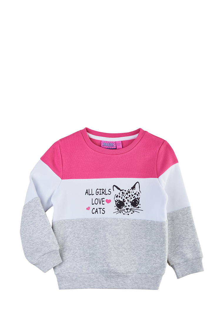 

Свитшот детский Max&jessi AW21C26704016 розовый/белый/серый р.104, Серый;розовый, AW21C26704016
