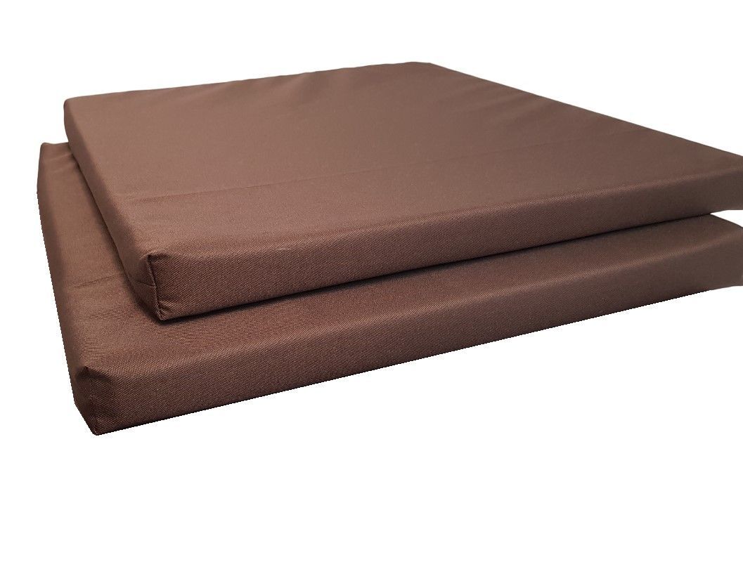 Комплект подушек для 2-х местного дивана Альтернатива RT0076 54x49x5 см цвет коричневый