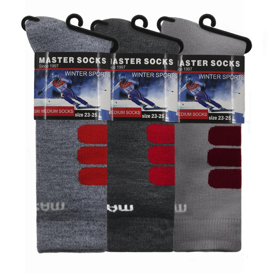 Гольфы женские Master Socks серые 23