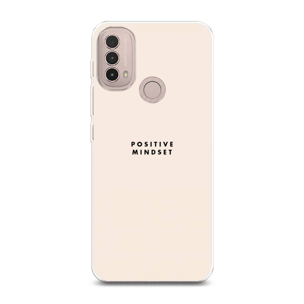 

Силиконовый чехол "Позитивное мышление" на Motorola Moto E40, 243650-7