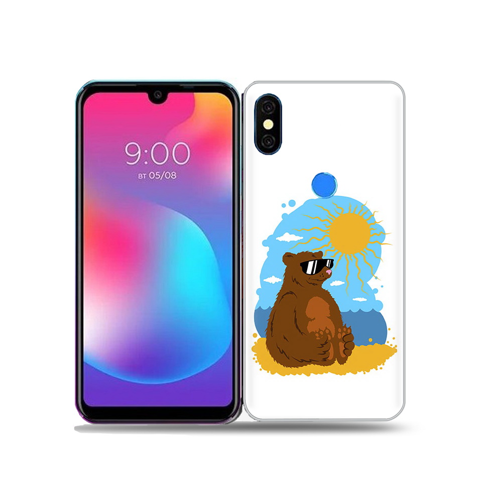 

Чехол MyPads Tocco для BQ 5730L медведь на чиле, Прозрачный, Tocco