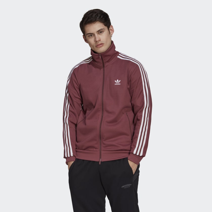 Олимпийка мужская Adidas Beckenbauer Track Top бордовая M