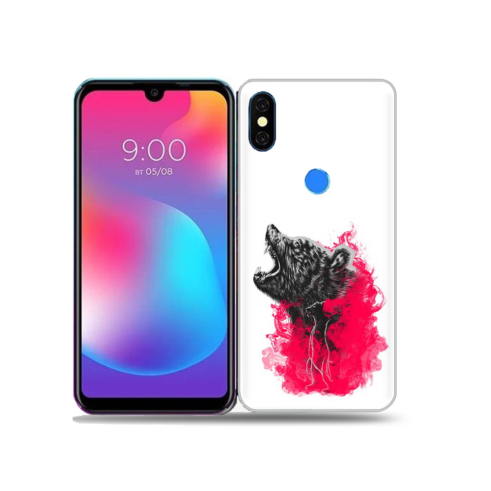 

Чехол MyPads Tocco для BQ 5730L медведь в дымке, Прозрачный, Tocco