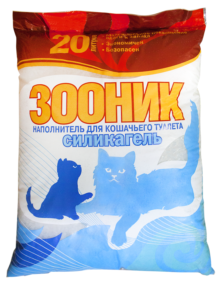 

Впитывающий наполнитель Зооник силикагелевый, 20 л
