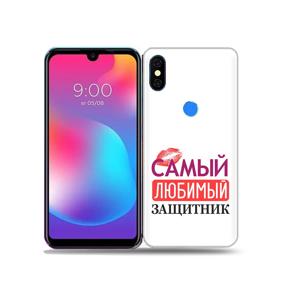

Чехол MyPads Tocco для BQ 5730L любимый защитник, Прозрачный, Tocco