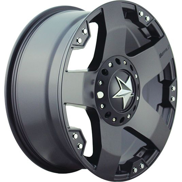 фото Колесный диск r18 6x135-139,7 9j et0 d106,3 buffalo bw-775 matte-black