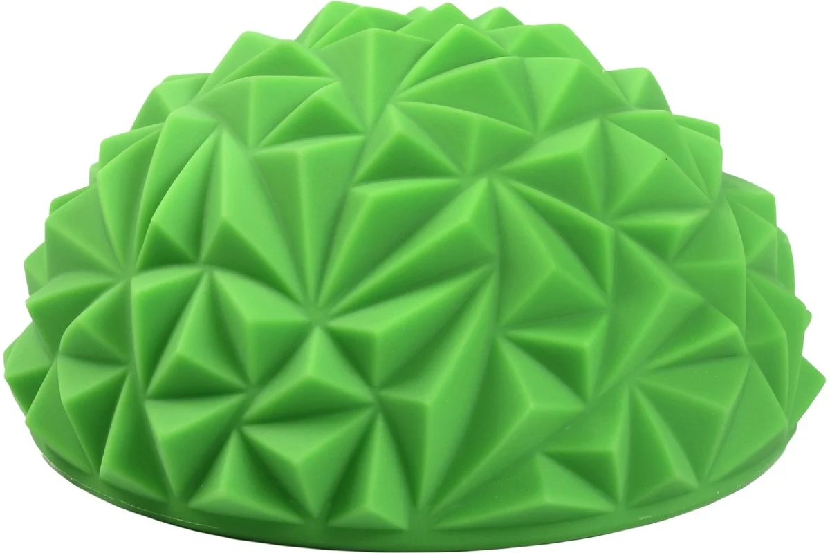 Полусфера массажная PRCTZ MASSAGE THERAPY HALF ROUND BALL, 16 см зеленый