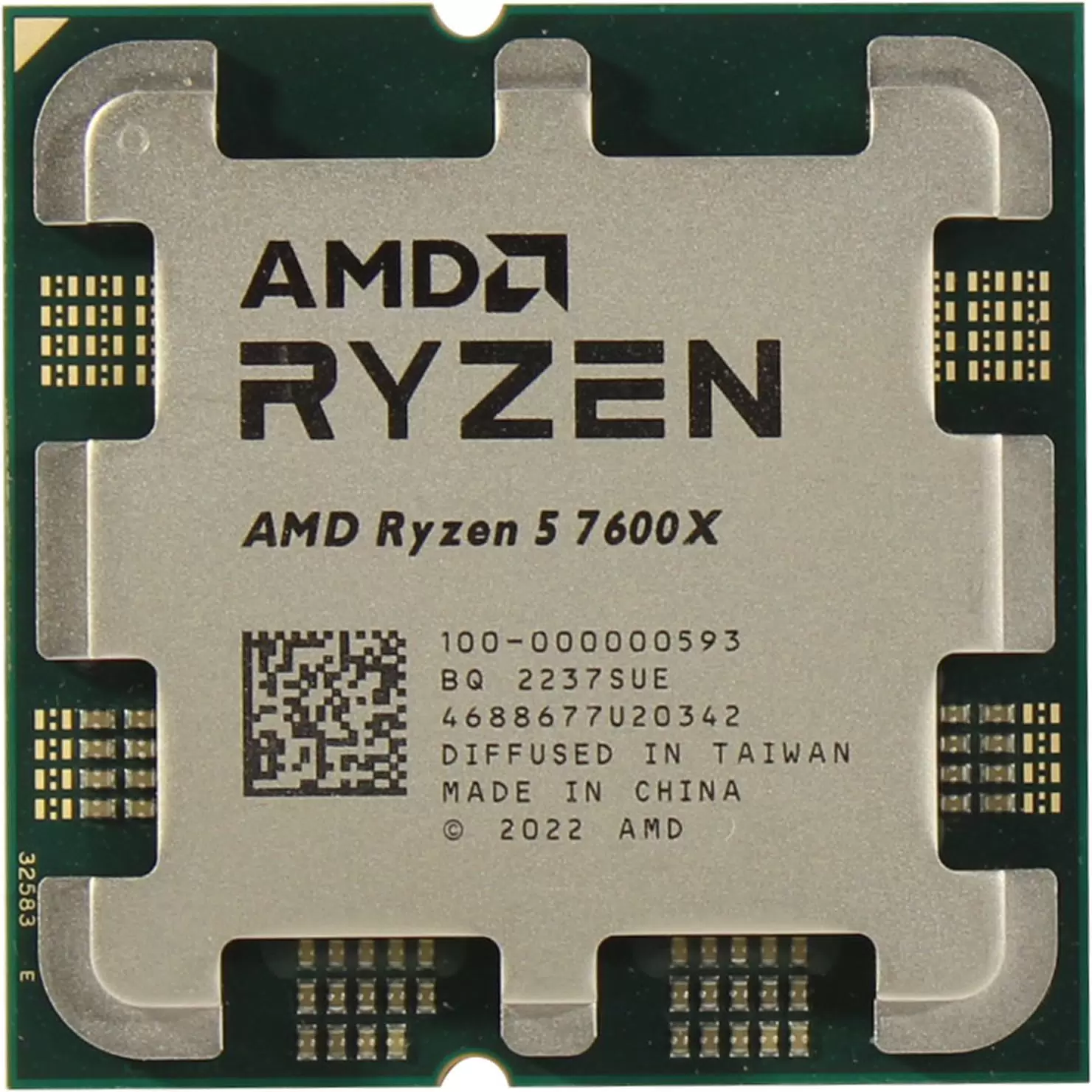 

Процессор AMD Ryzen X6 R5-7600X 100-000000593 AM5, 3205333