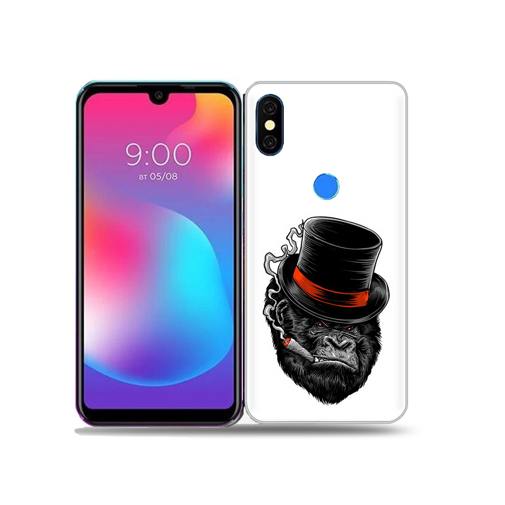 

Чехол MyPads Tocco для BQ 5730L дизайнерская горилла, Прозрачный, Tocco