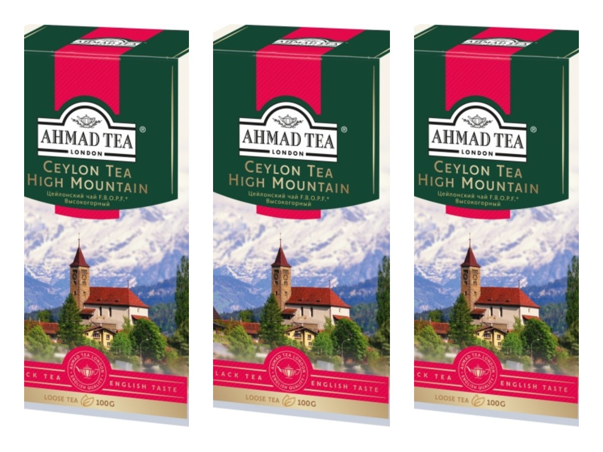 

Чай черный Ahmad Tea FBOPF, Цейлонский, листовой, 100 г х 3 шт, FBOPF, Цейлонский, листовой, 100 г