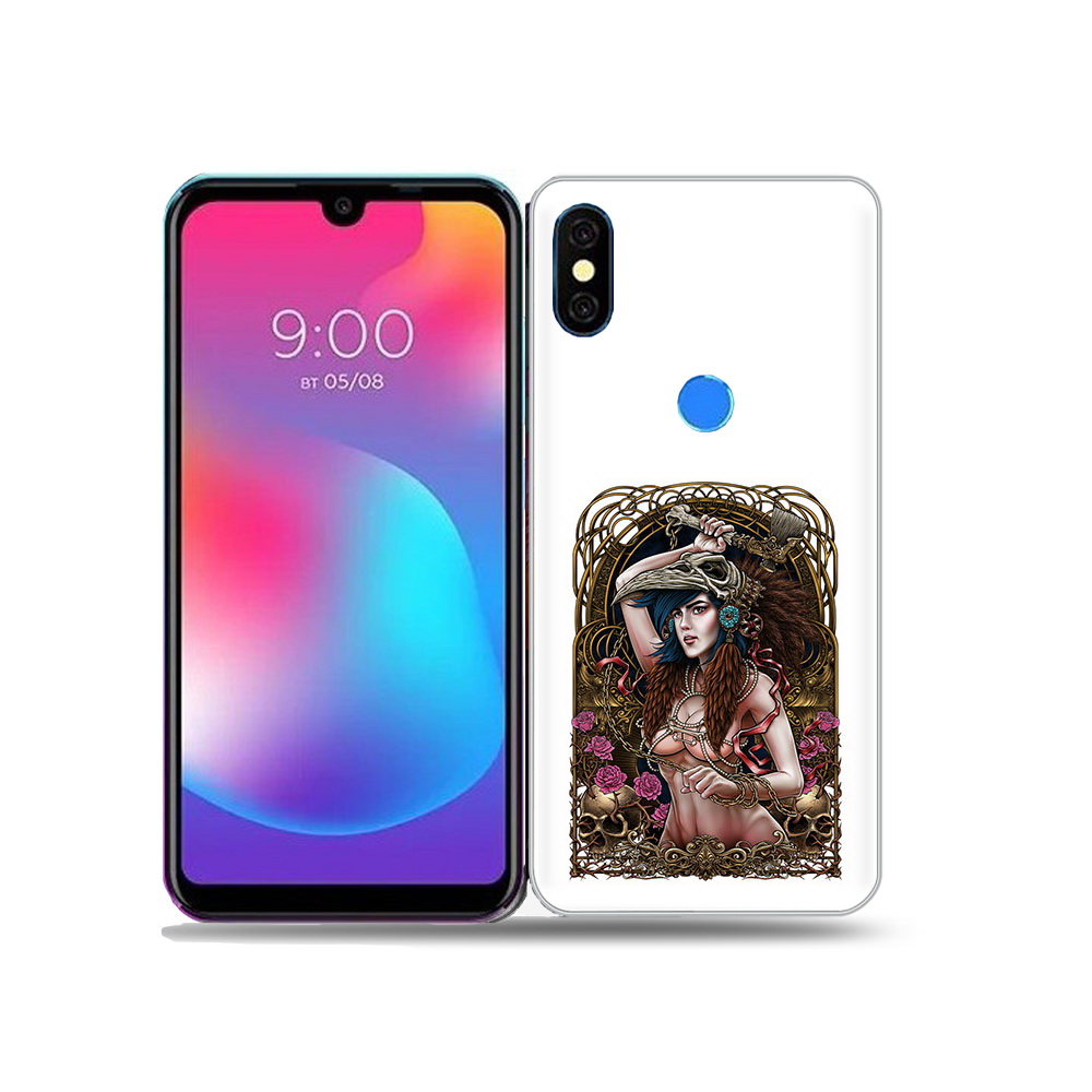 

Чехол MyPads Tocco для BQ 5730L красивая девушка рисунок, Прозрачный, Tocco