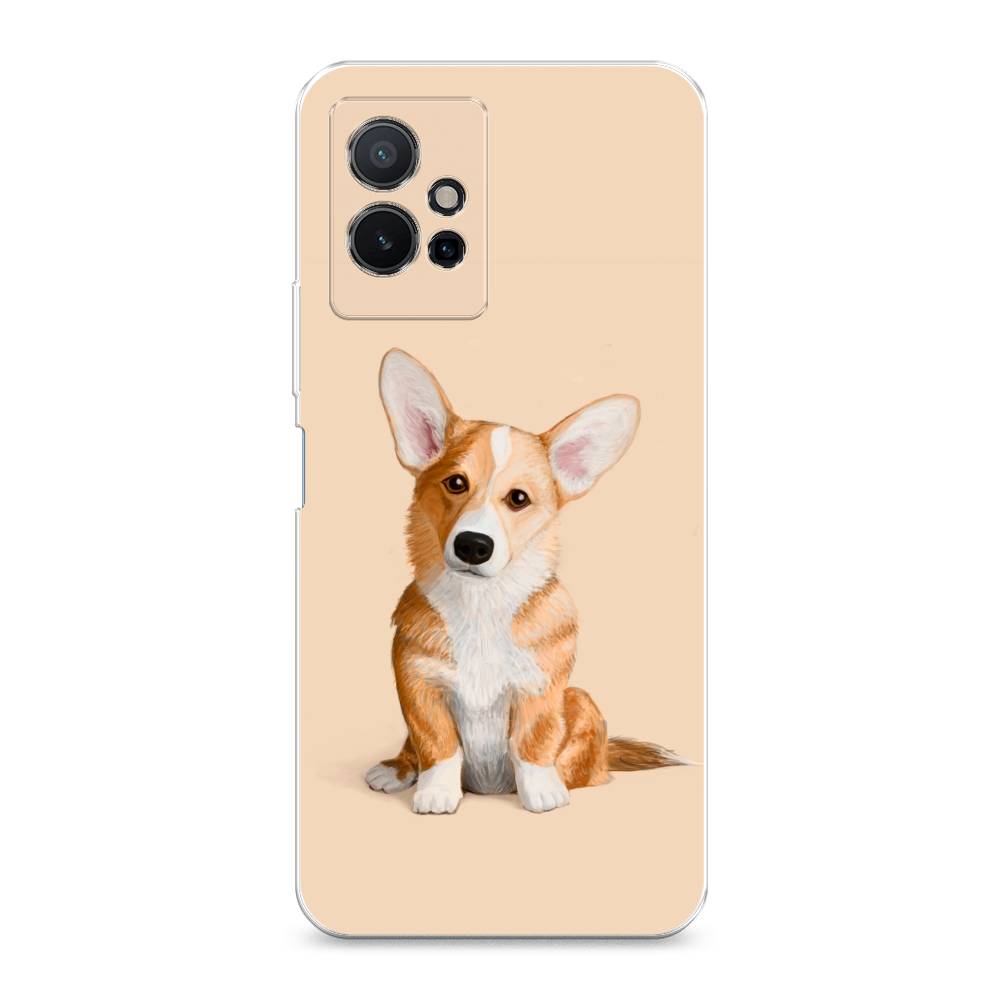 

Чехол на Vivo Y75 5G "Грустный Корги", Коричневый;бежевый, 266250-1