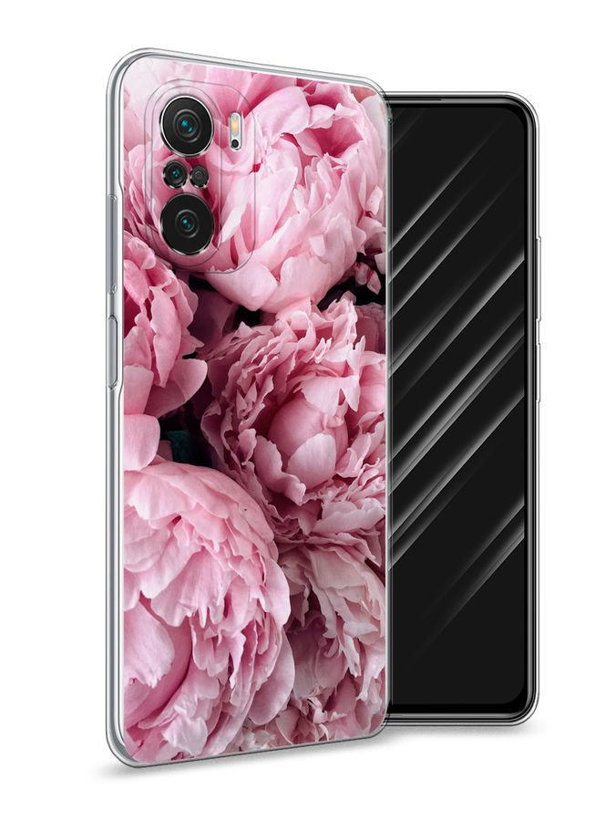 

Чехол Awog на Poco F3/Redmi K40/Mi 11i "Нежные пионы", Разноцветный, 312650-8
