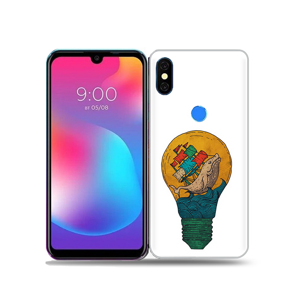 

Чехол MyPads Tocco для BQ 5730L кит в лампочке с парусами, Прозрачный, Tocco