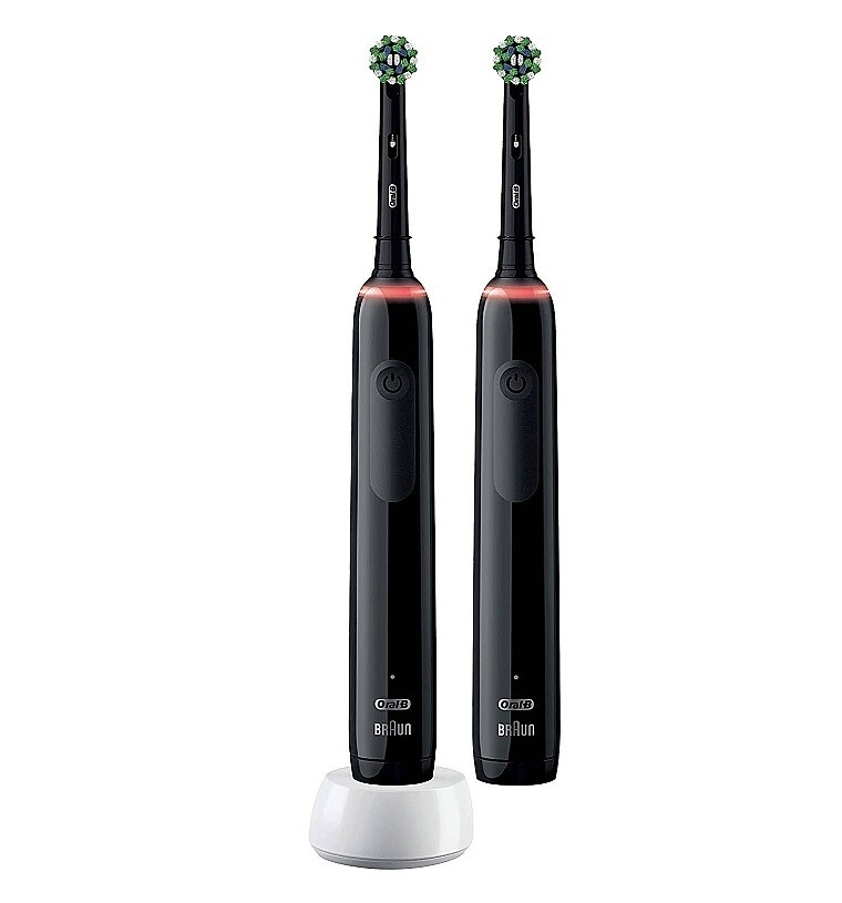 

Электрическая зубная щетка Oral-B Pro 3 3900 Black Edition черная, Pro 3 3900 Black Edition