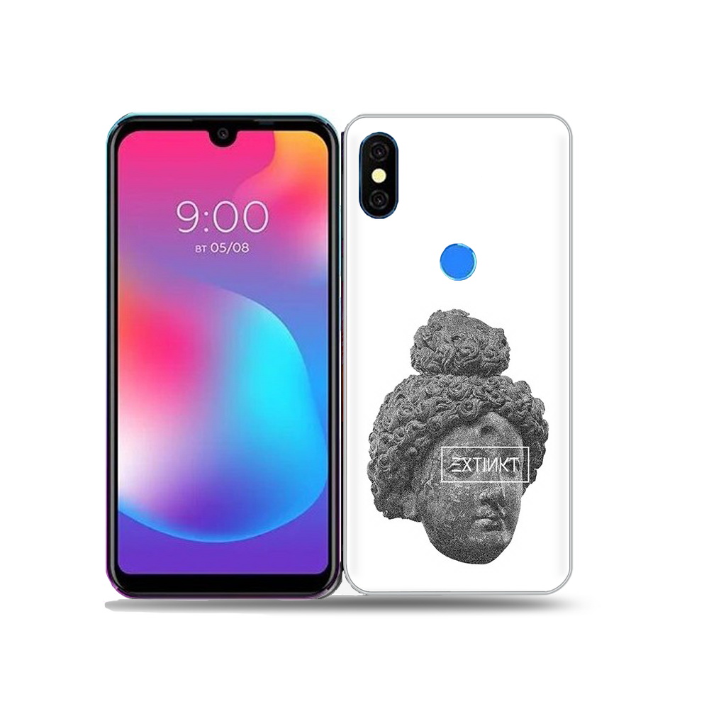 

Чехол MyPads Tocco для BQ 5730L каменное лицо девушки, Прозрачный, Tocco