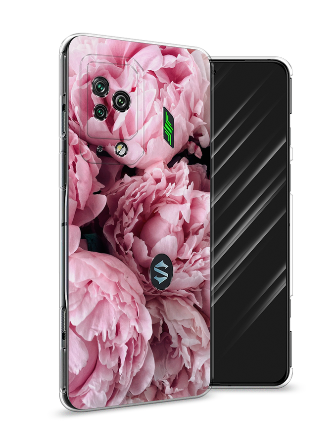 

Чехол Awog на Xiaomi Black Shark 5 Pro "Нежные пионы", Разноцветный, 314150-8