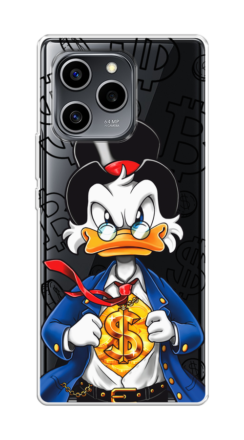 

Чехол на Honor 60 SE "Scrooge Goldman", Черный;белый;синий, 6108050-1