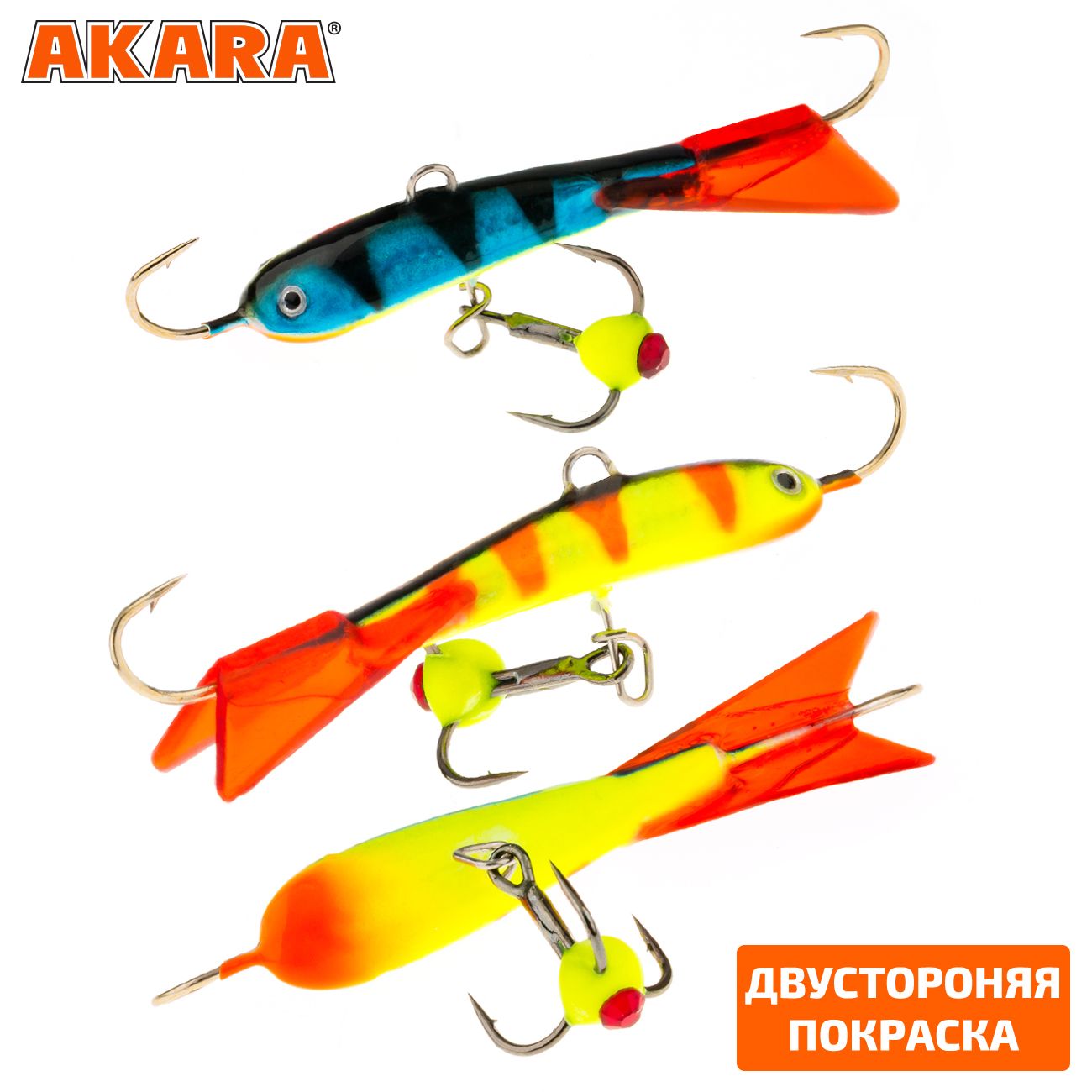 

Балансир Akara Cancan 40 мм 6 гр. 1,6-2/9oz 30/62 2 штуки, Разноцветный, Cancan