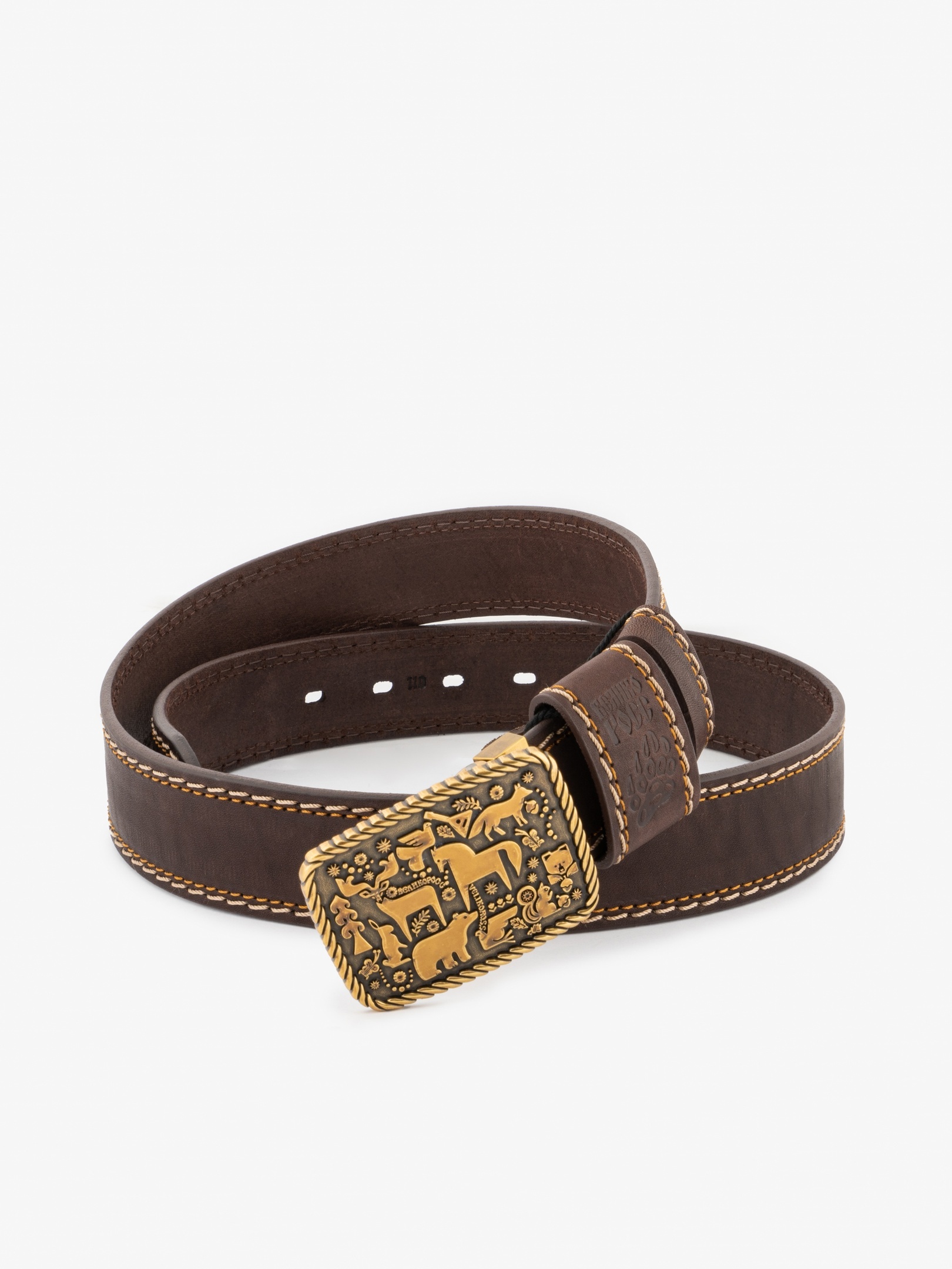 

Ремень мужской Великоросс 895 бурый M, 895