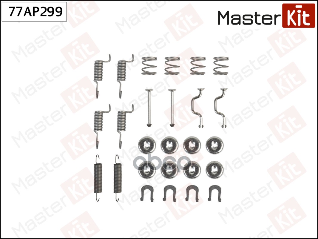 

Комплект Установочный Барабанных Колодок Toyota Avensis (_t22_) 1997 - 2003 77ap299 Master