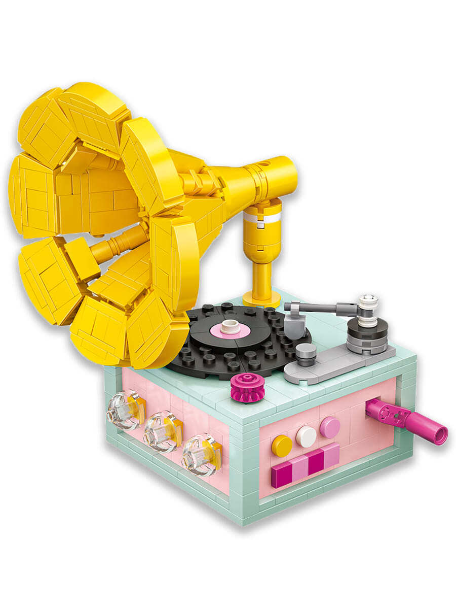 

Конструктор LOZ mini Граммофон 432 детали № 1123 Gramophone mini block
