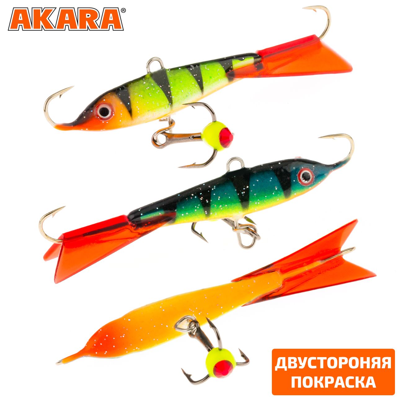 

Балансир Akara Legioner 50 мм 9 гр. 2,0-1/3oz 29/94 2 штуки, Разноцветный, Legioner