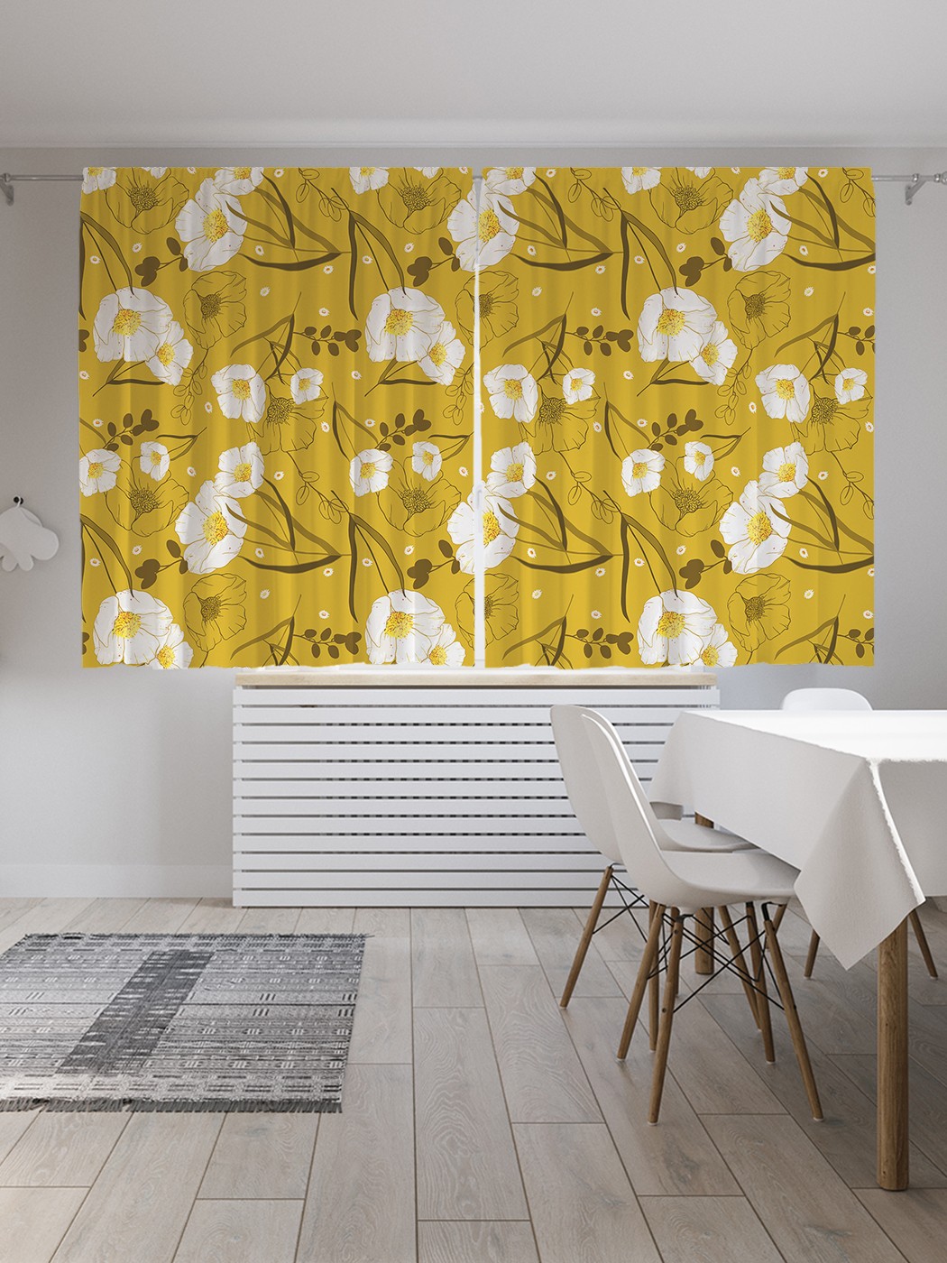 

Классические шторы JoyArty "Весенние букеты", серия Oxford DeLux, 2 полотна 145x180 см, Весенние букеты