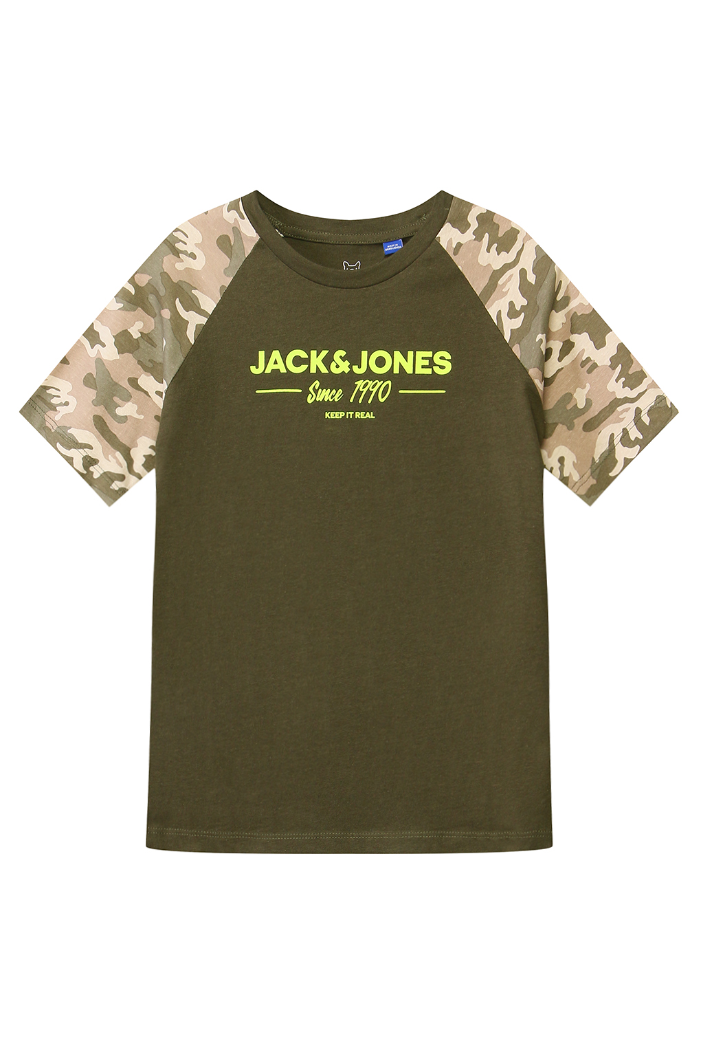 фото Футболка детская jack & jones 12190338 цв.темно-зеленый р.176