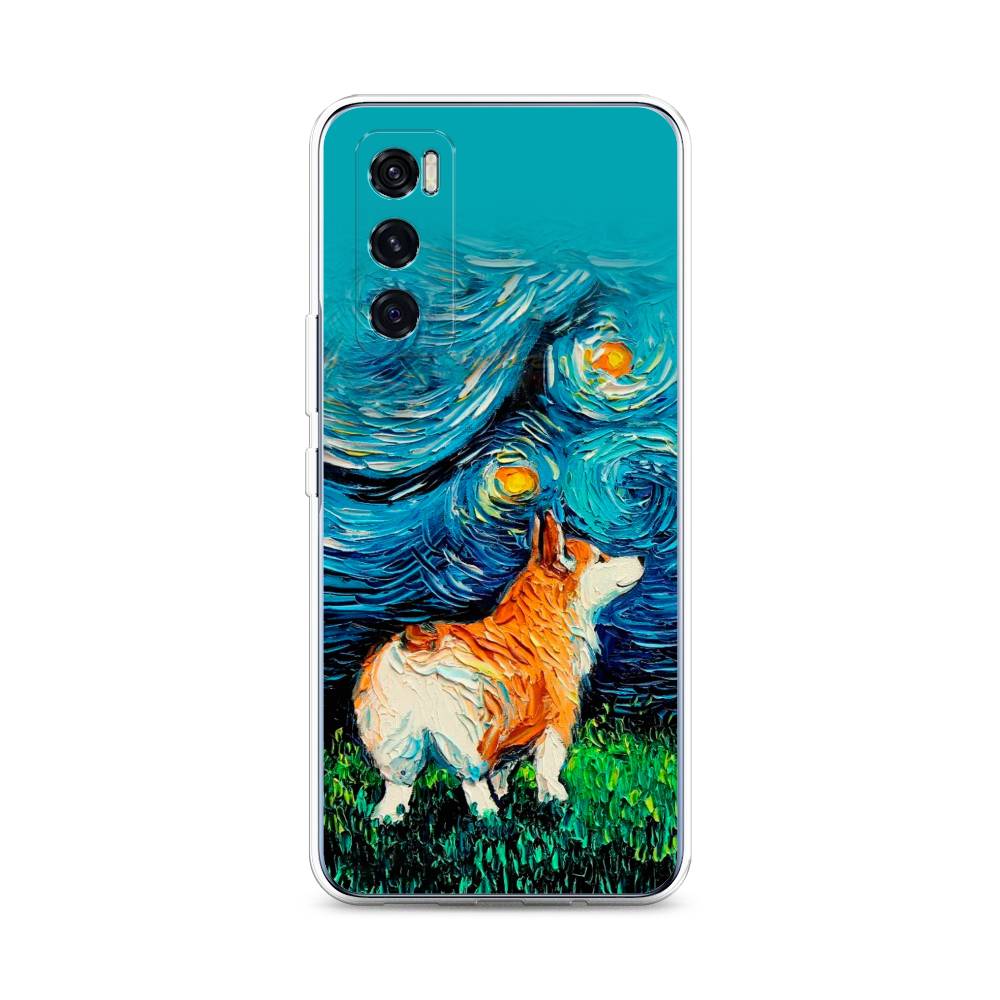 

Чехол для Vivo V20 SE "Корги звёздная ночь", Коричневый;белый;зеленый, 263550-1