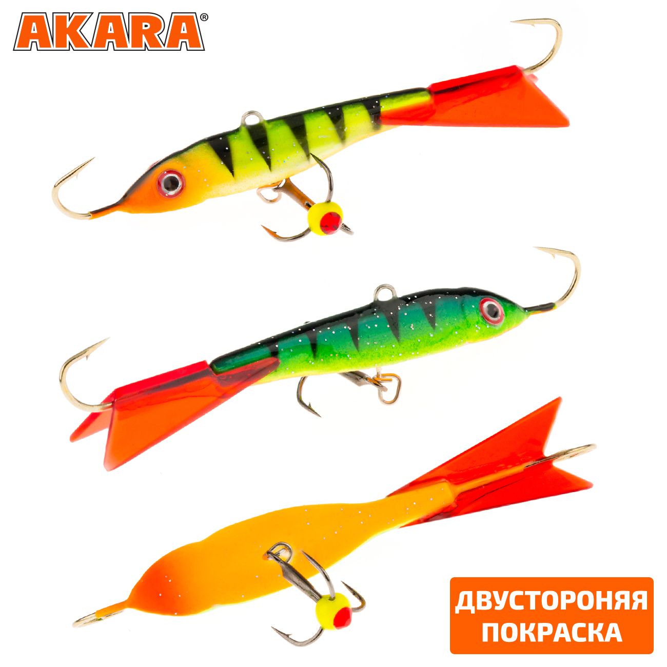 

Балансир Akara Ruff 60 мм 17 гр. 2,4-3/5oz 29/94 2 штуки, Разноцветный, Ruff