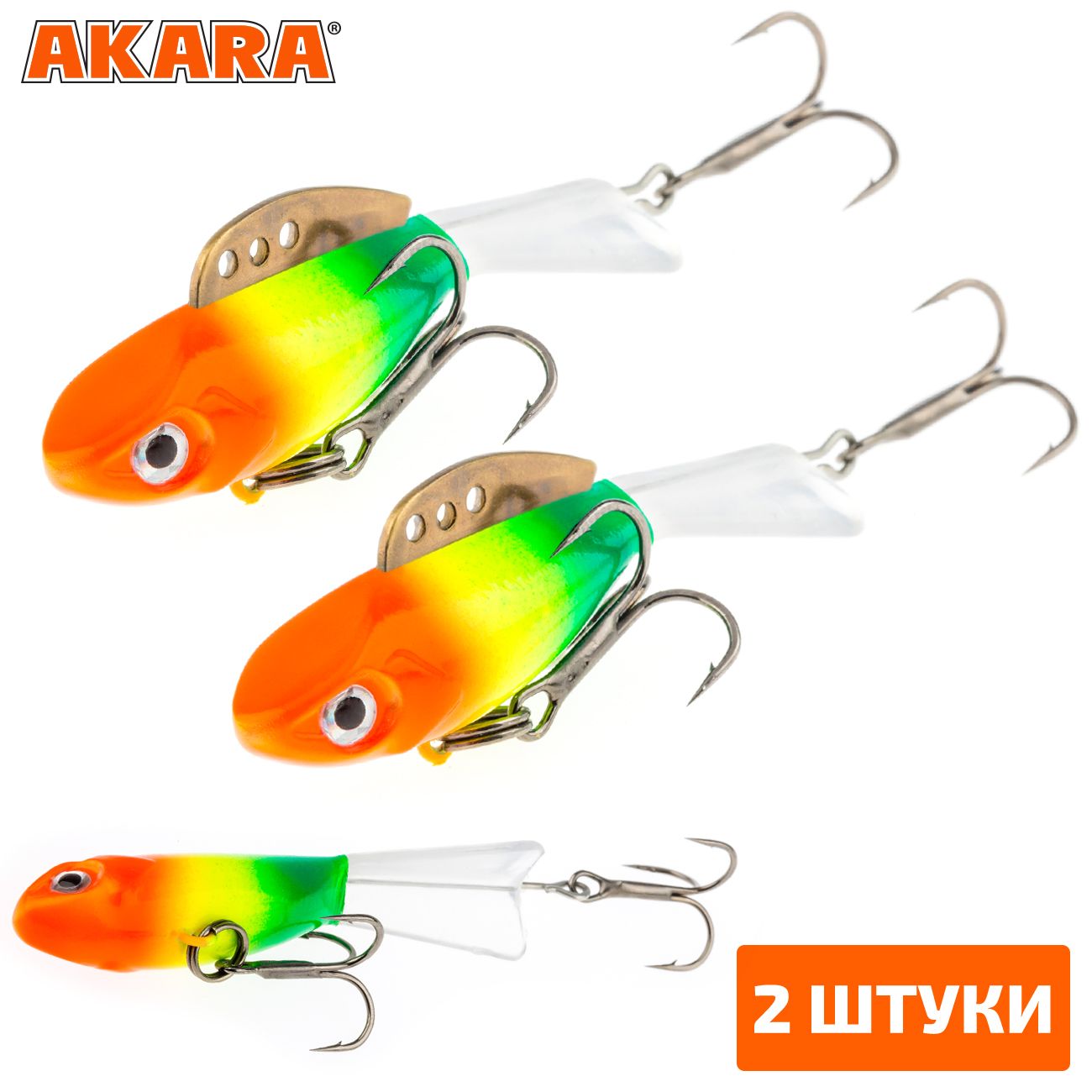 

Балансир Akara Pro Action Tensai 67 11 гр. 86 2 штуки, Разноцветный, Pro Action Tensai