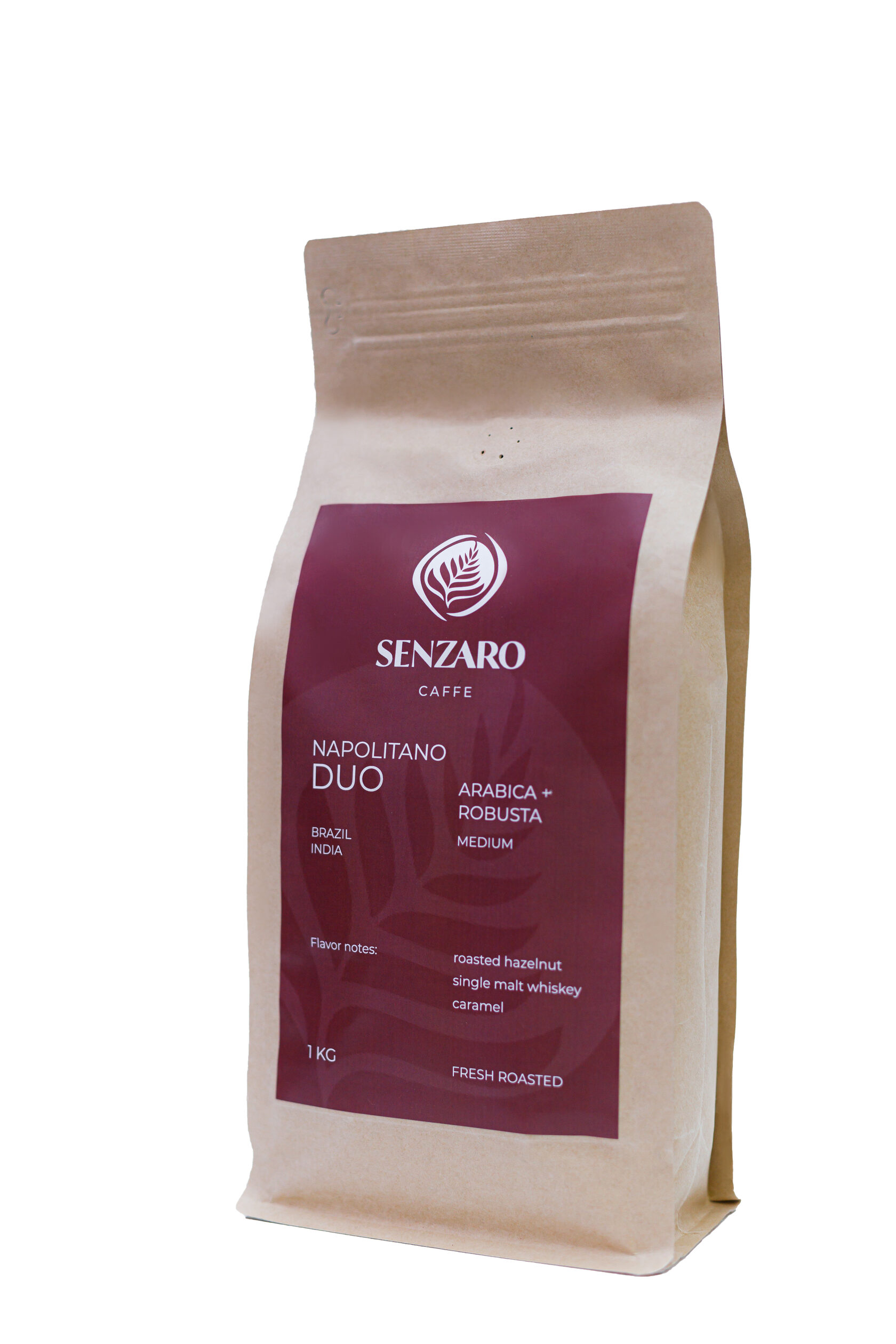 

Кофе в зернах Senzaro Napolitano DUO жареный натуральный , 1 кг
