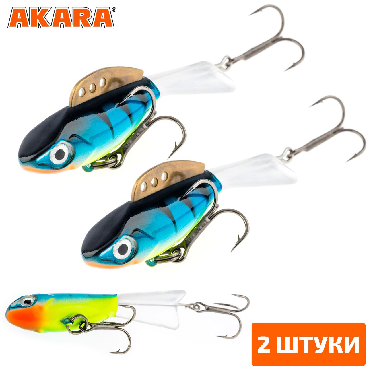 

Балансир Akara Pro Action Tensai 67 11 гр. 30 2 штуки, Разноцветный, Pro Action Tensai