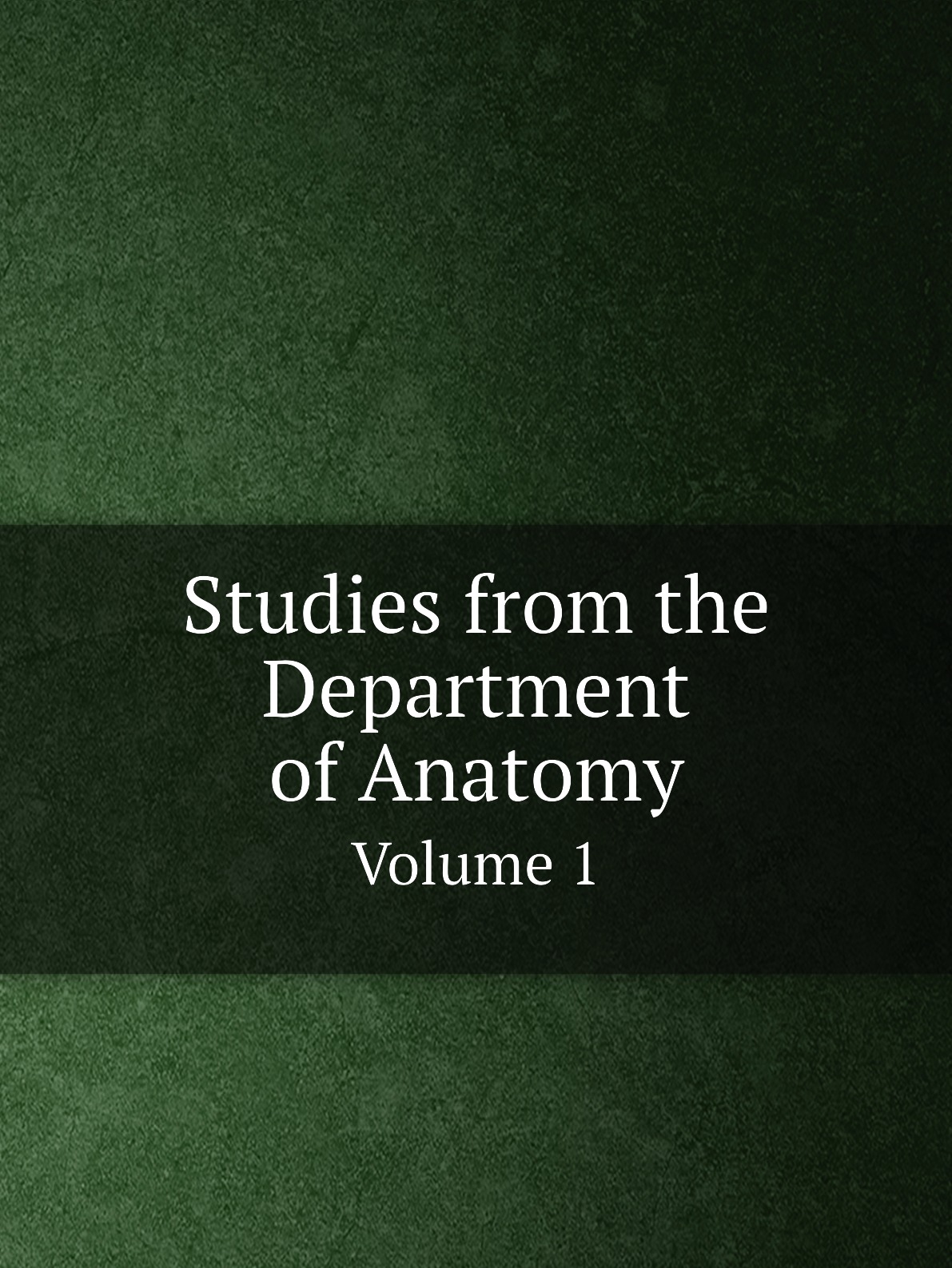 

Studies from the Department of Anatomy