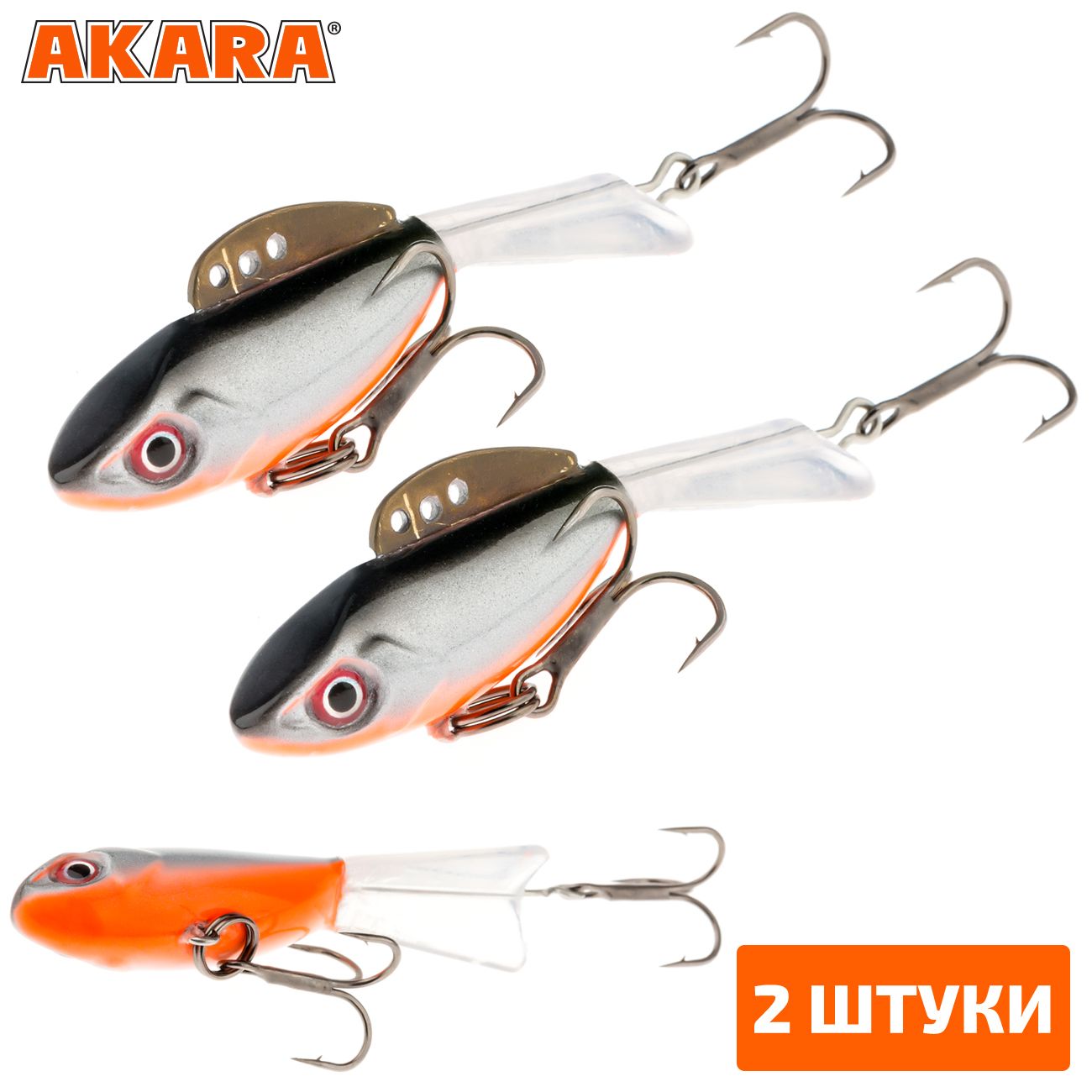 

Балансир Akara Pro Action Tensai 67 11 гр. 2 2 штуки, Разноцветный, Pro Action Tensai 67 2 штуки