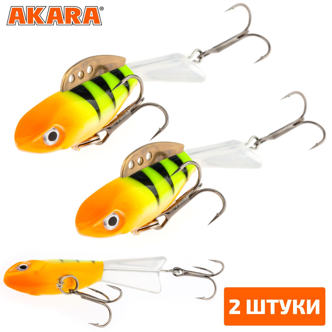 

Балансир Akara Pro Action Tensai 57 11 гр. 94 2 штуки, Разноцветный, Pro Action Tensai 57 2 штуки