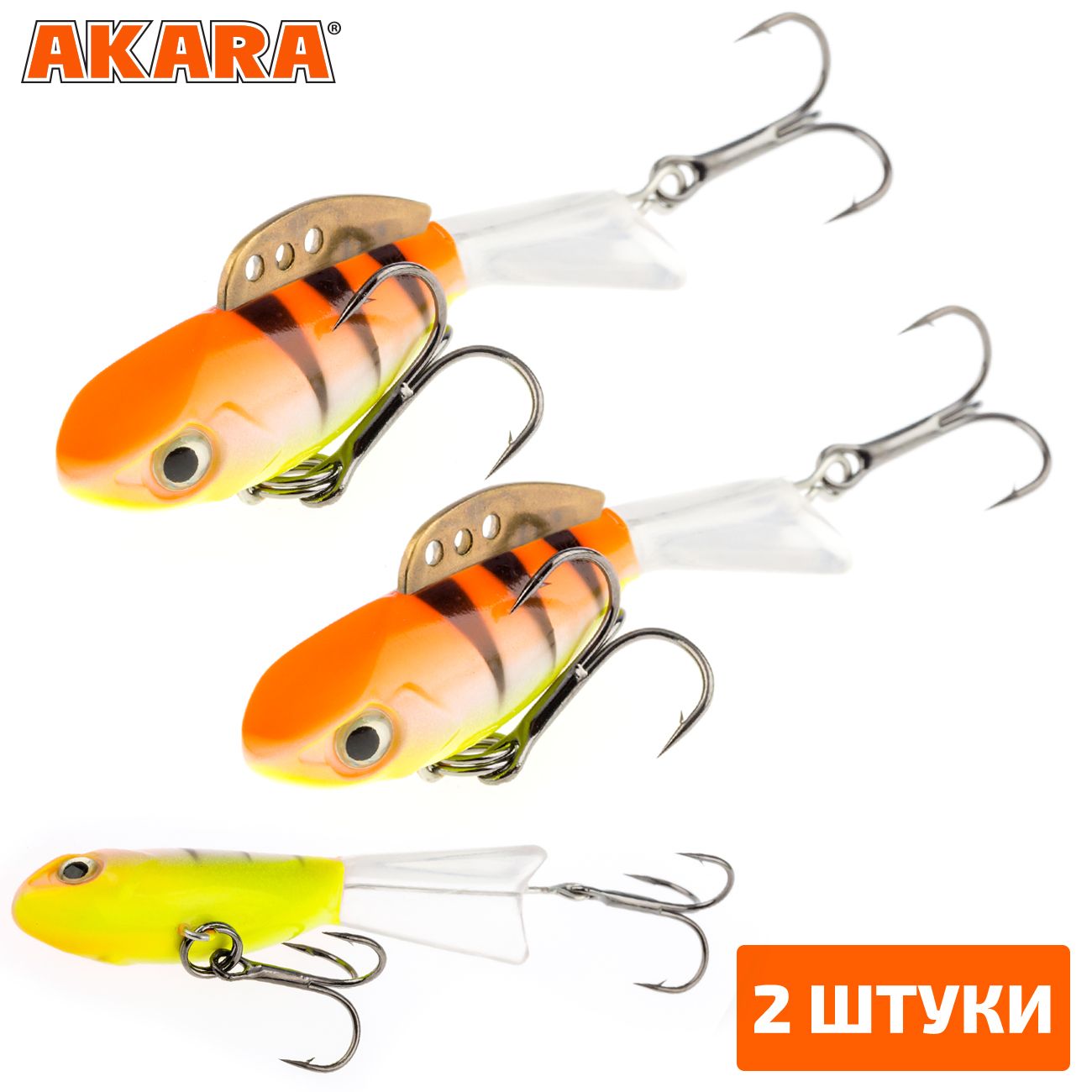 

Балансир Akara Pro Action Tensai 57 11 гр. 93 2 штуки, Разноцветный, Pro Action Tensai