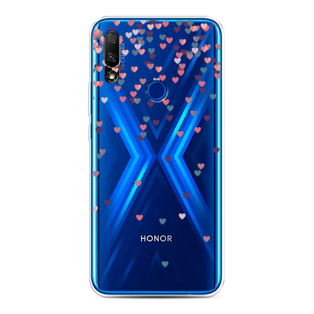 

Чехол на Honor 9X/Huawei P Smart Z "Посыпка сердечки", Розовый;фиолетовый, 69950-3